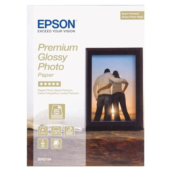 Epson S042154  Premium Glossy papier photo 255 g/m² 13 x 18 cm (30 feuilles) C13S042154 064696 - 1