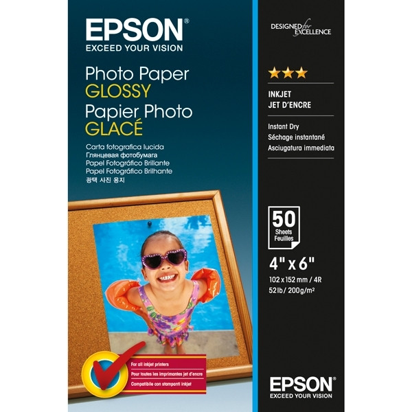 Epson S042547 Glossy papier photo 200 g/m² 10 x 15 cm (50 feuilles) C13S042547 153002 - 1