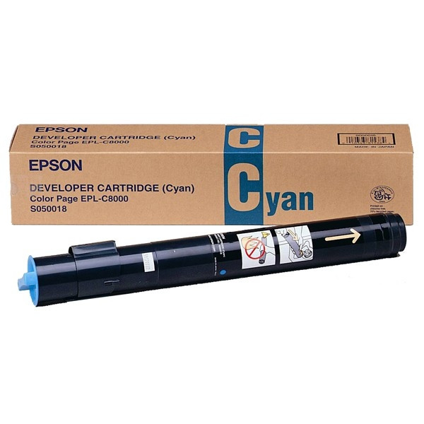 Epson S050018 toner cyan (d'origine) C13S050018 027825 - 1