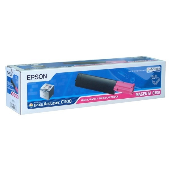Epson S050188 toner haute capacité (d'origine) - magenta C13S050188 901172 - 1