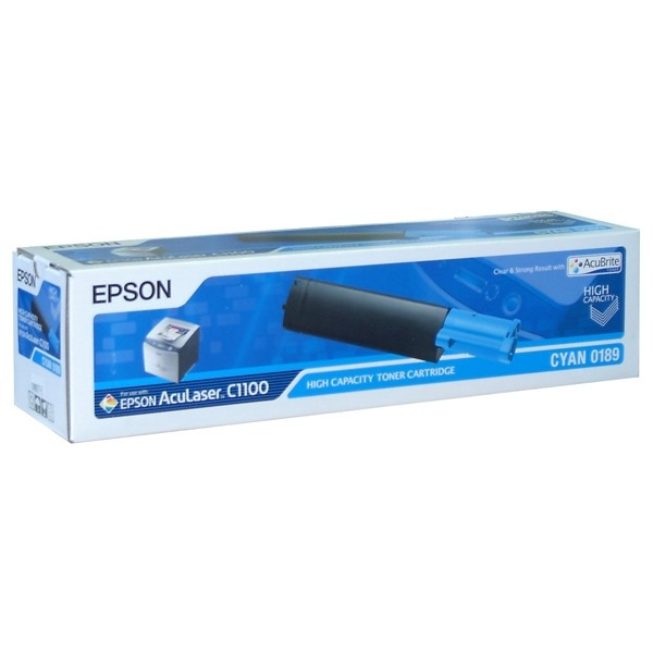 Epson S050189 toner haute capacité (d'origine) - cyan C13S050189 027780 - 1