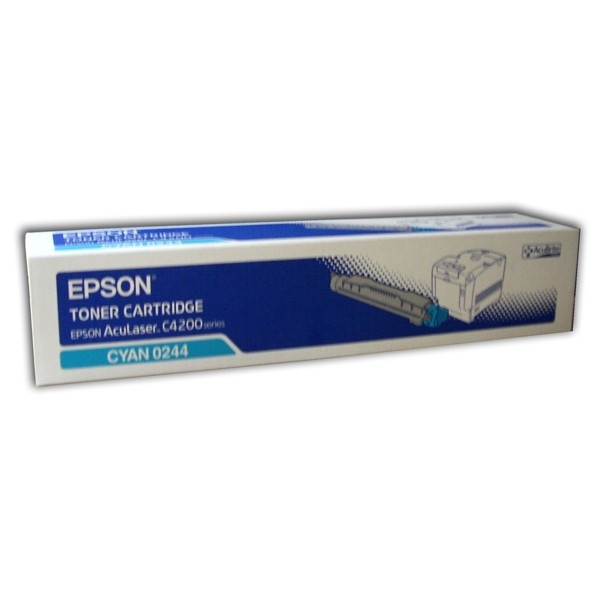 Epson S050244 toner (d'origine) - cyan C13S050244 028050 - 1