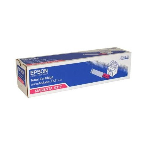 Epson S050317 toner (d'origine) - magenta C13S050317 028125 - 1