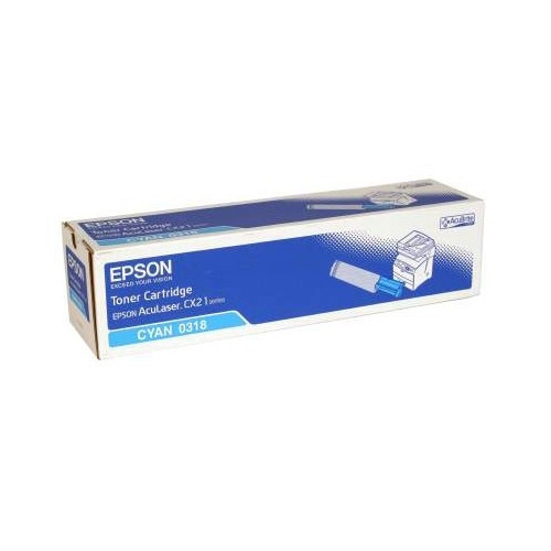 Epson S050318 toner (d'origine) - cyan C13S050318 028130 - 1