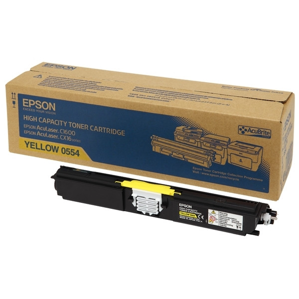 Epson S050554 toner haute capacité (d'origine) - jaune C13S050554 028194 - 1