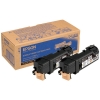 Epson S050631 pack double toner noir (d'origine)