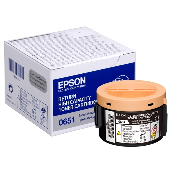 Epson S050651 toner haute capacité (d'origine) - noir C13S050651 028262 - 1