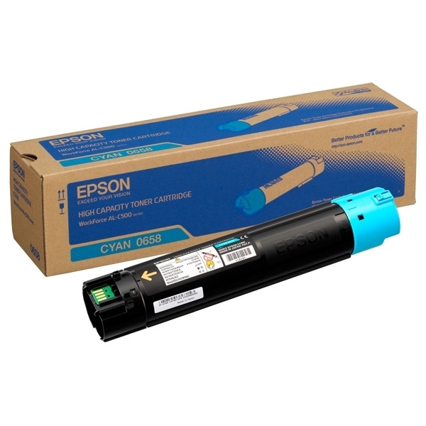 Epson S050658 toner haute capacité (d'origine) - cyan C13S050658 052002 - 1