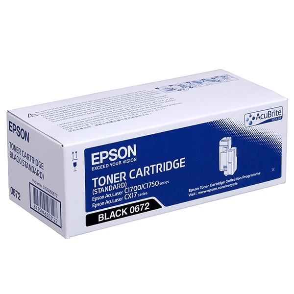 Epson S050672 toner noir (d'origine) C13S050672 028264 - 1