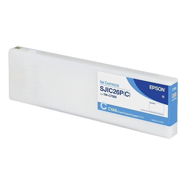 Epson SJIC26P(C) cartouche d'encre (d'origine) - cyan 026758 - 1