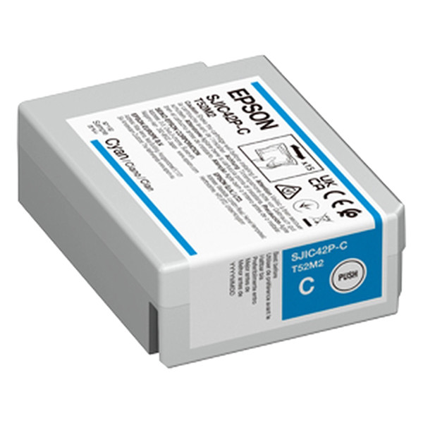 Epson SJIC42P-C cartouche d'encre (d'origine) - cyan 906454 - 1