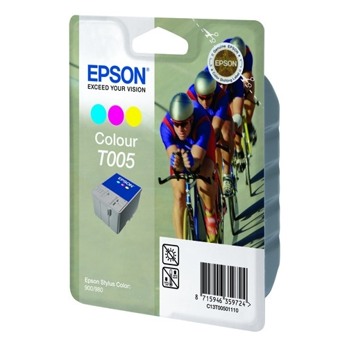 Epson T005 cartouche d'encre de couleur (d'origine) C13T00501110 020450 - 1