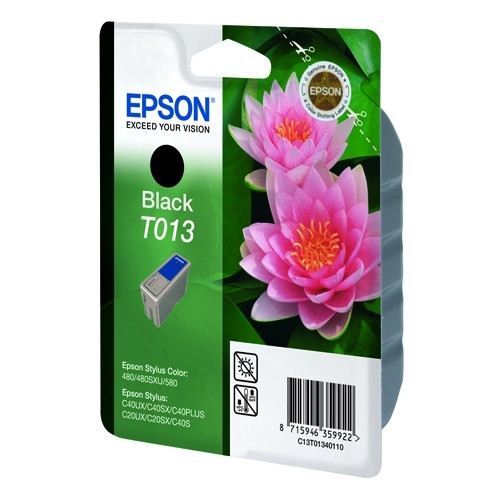 Epson T013 cartouche d'encre (d'origine) - noir C13T01340110 020500 - 1