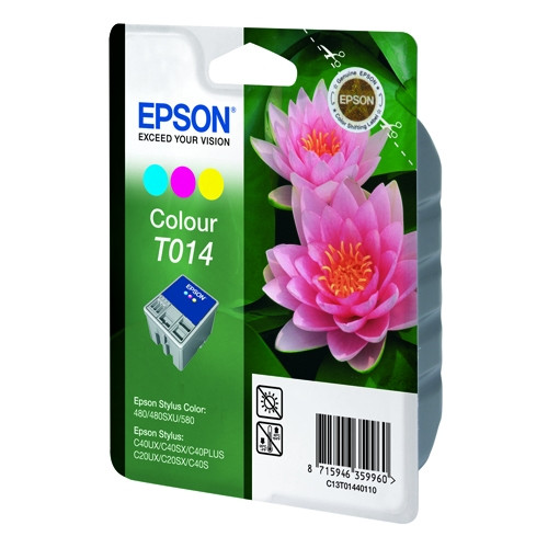 Epson T014 cartouche d'encre couleur (d'origine) C13T01440110 020520 - 1