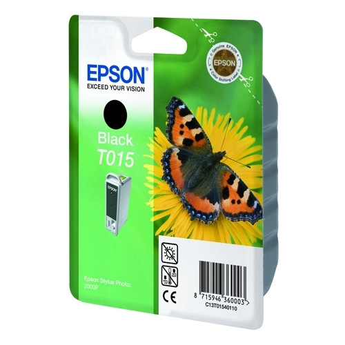 Epson T015 cartouche d'encre (d'origine) - noir C13T01540110 022000 - 1