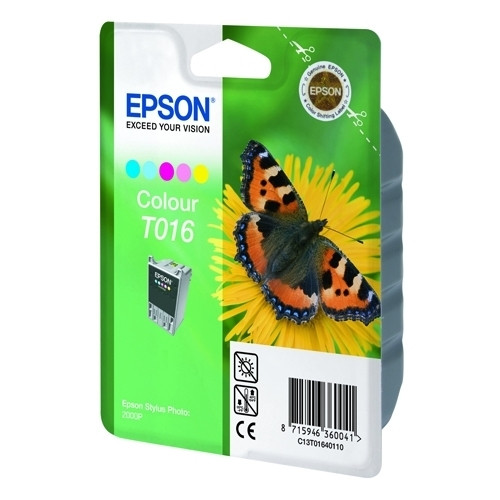Epson T016 cartouche d'encre de couleur (d'origine) C13T01640110 022020 - 1