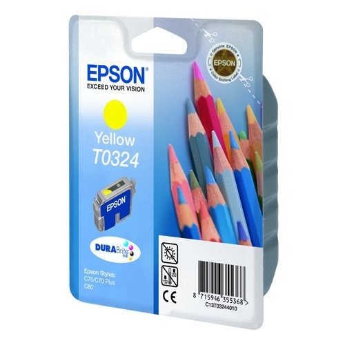 Epson T0324 cartouche d'encre (d'origine) - jaune C13T03244010 021150 - 1
