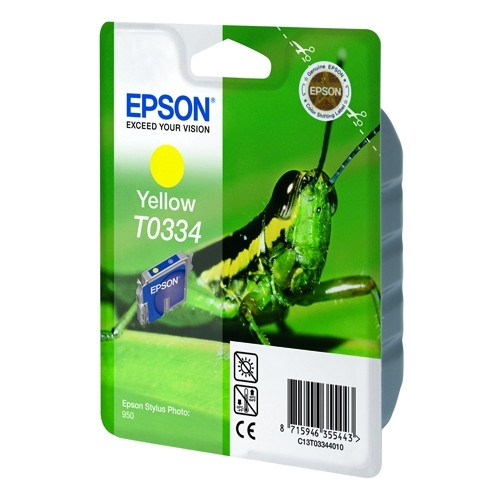 Epson T0334 cartouche d'encre jaune (d'origine) C13T03344010 021190 - 1
