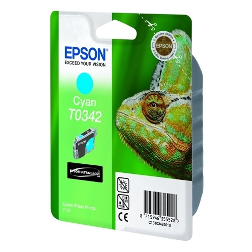 Epson T0342 cartouche d'encre (d'origine) - cyan 022230 - 1