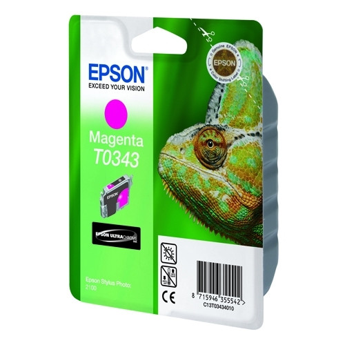 Epson T0343 cartouche d'encre (d'origine) - magenta 022250 Epson T0343 cartouche d'encre (d'origine) - magenta 022250 - 1