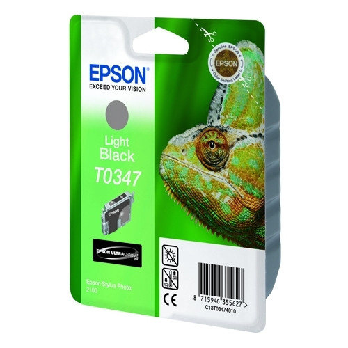 Epson T0347 cartouche d'encre (d'origine) - noir clair 022330 Epson T0347 cartouche d'encre (d'origine) - noir clair 022330 - 1