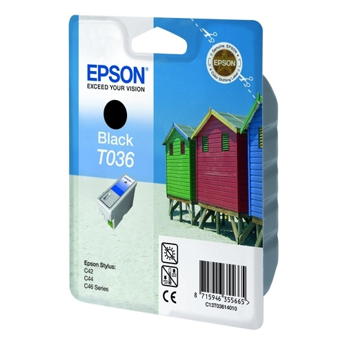 Epson T036 cartouche d'encre (d'origine) - noir C13T03614010 022040 - 1