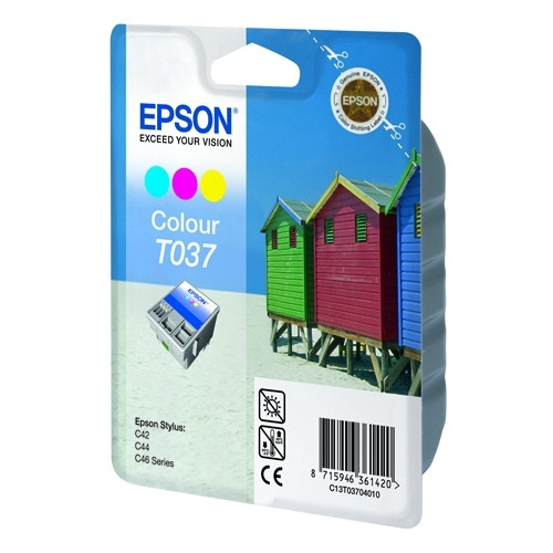 Epson T037 cartouche d'encre (d'origine) - couleur C13T03704010 022060 - 1