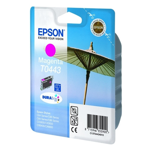 Epson T0443 cartouche d'encre magenta haute capacité (d'origine) C13T04434010 022430 - 1