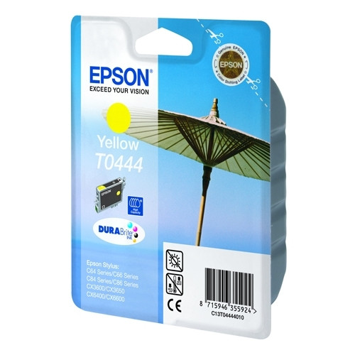 Epson T0444 cartouche d'encre jaune à haute capacité (d'origine) C13T04444010 022450 - 1