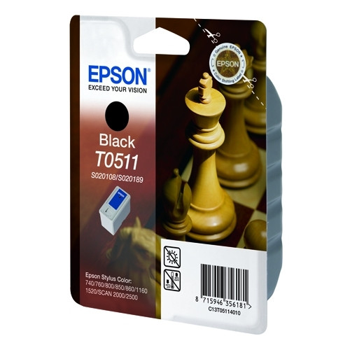 Epson T051 cartouche d'encre noire (d'origine) C13T05114010 902463 - 1