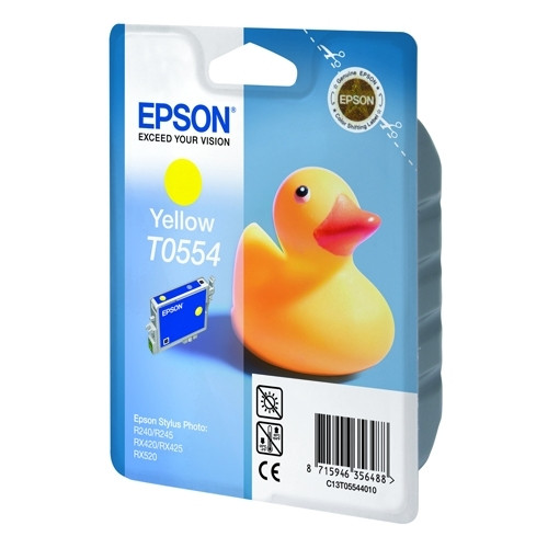 Epson T0554 cartouche d'encre  jaune (d'origine) C13T05544010 902534 - 1