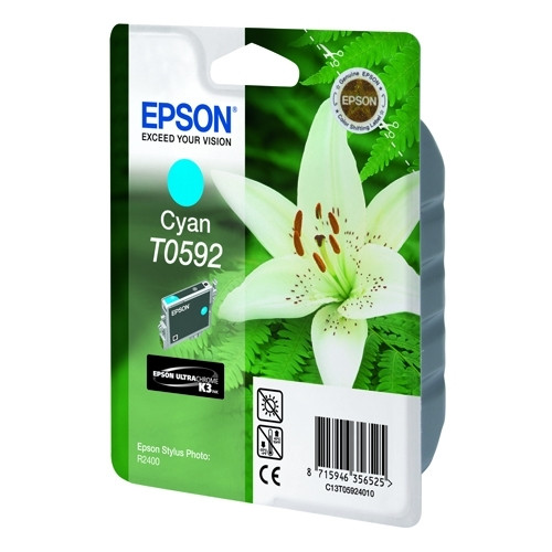 Epson T0592 cartouche d'encre cyan (d'origine) C13T05924010 022955 - 1