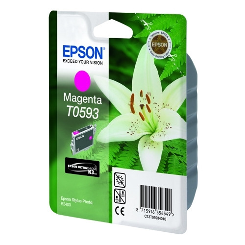 Epson T0593 cartouche d'encre magenta (d'origine) C13T05934010 902564 - 1