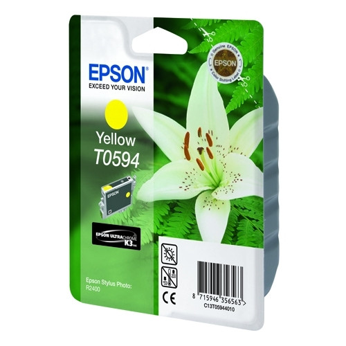 Epson T0594 cartouche d'encre jaune (d'origine) 022965 Epson T0594 cartouche d'encre jaune (d'origine) 022965 - 1