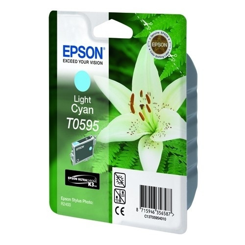 Epson T0595 cartouche d'encre cyan clair (d'origine) C13T05954010 901943 - 1