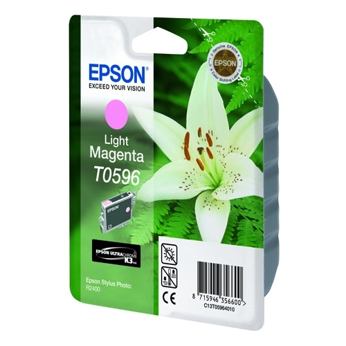 Epson T0596 cartouche d'encre magenta claire (d'origine) C13T05964010 902459 - 1