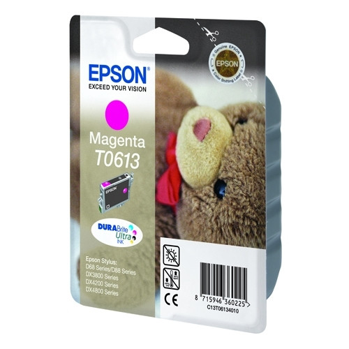 Epson T0613 cartouche d'encre magenta (d'origine) C13T06134010 023010 - 1