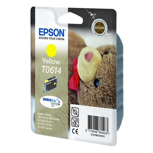 Epson T0614 cartouche d'encre (d'origine) -  jaune 023015 - 1