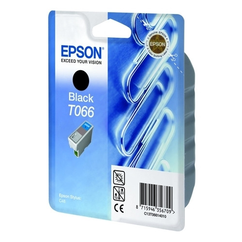 Epson T066 cartouche d'encre noire (d'origine) C13T06614010 023025 - 1