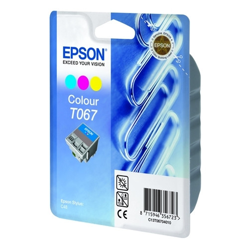 Epson T067 cartouche d'encre (d'origine) - couleur C13T06704010 023035 - 1