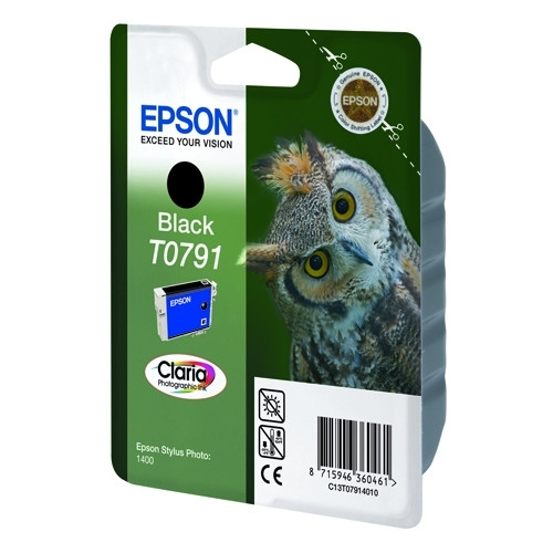 Epson T0791 cartouche d'encre noire (d'origine) C13T07914010 023110 - 1