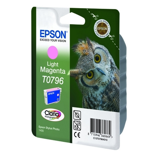 Epson T0796 cartouche d'encre (d'origine) -  magenta clair C13T07964010 023160 - 1