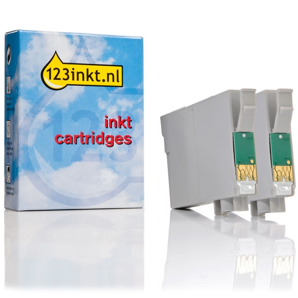 Epson T0870 finition brillante (optimiseur de brillance) 2 pièces (marque 123encre) C13T08704010C 023301 - 1