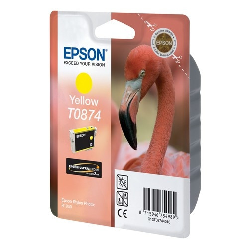 Epson T0874 cartouche d'encre jaune (d'origine) C13T08744010 902997 - 1