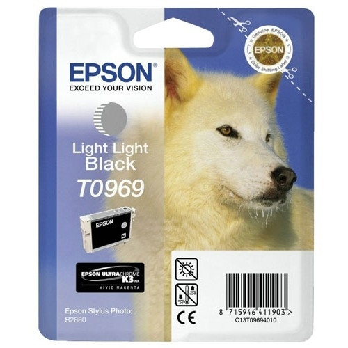 Epson T0969 cartouche d'encre noire extra claire (d'origine) C13T09694010 023342 - 1