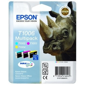 Epson T1006 multipack 3 cartouches d'encre (d'origine) C13T10064010 026226 - 1