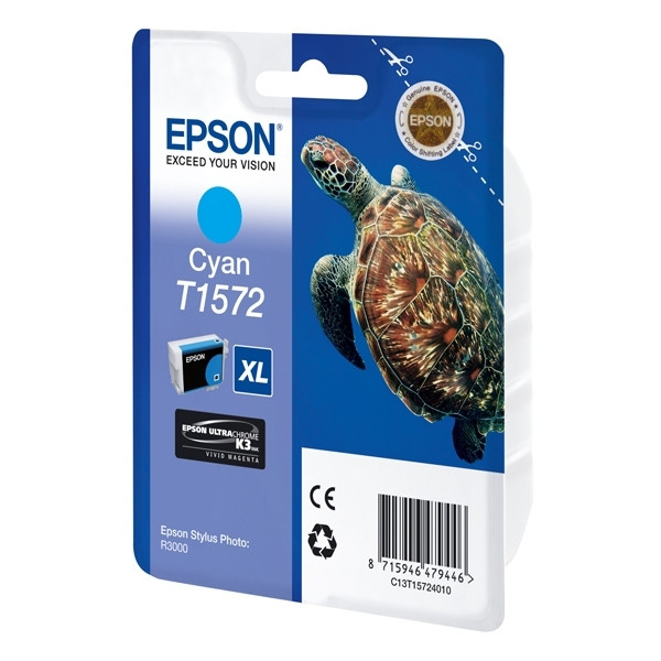 Epson T1572 cartouche d'encre cyan (d'origine) C13T15724010 902644 - 1