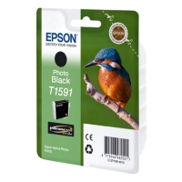 Epson T1591 cartouche d'encre (d'origine) - noir photo 026386