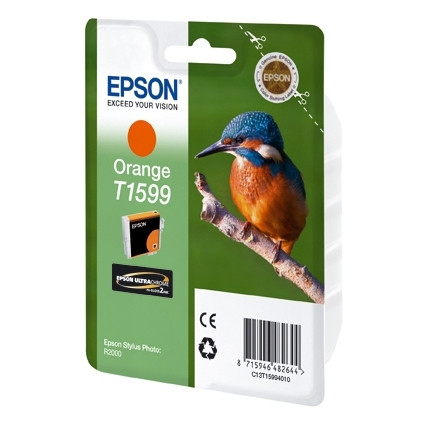 Epson T1599 cartouche d'encre orange (d'origine) C13T15994010 026398 - 1