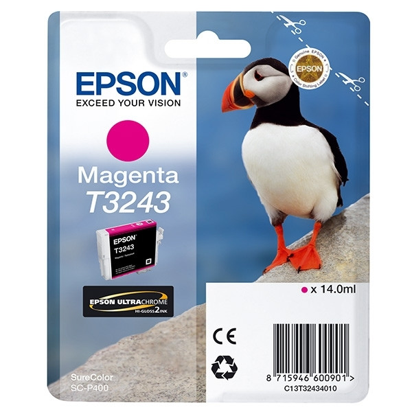 Epson T3243 cartouche d'encre (d'origine) - magenta C13T32434010 026938 - 1